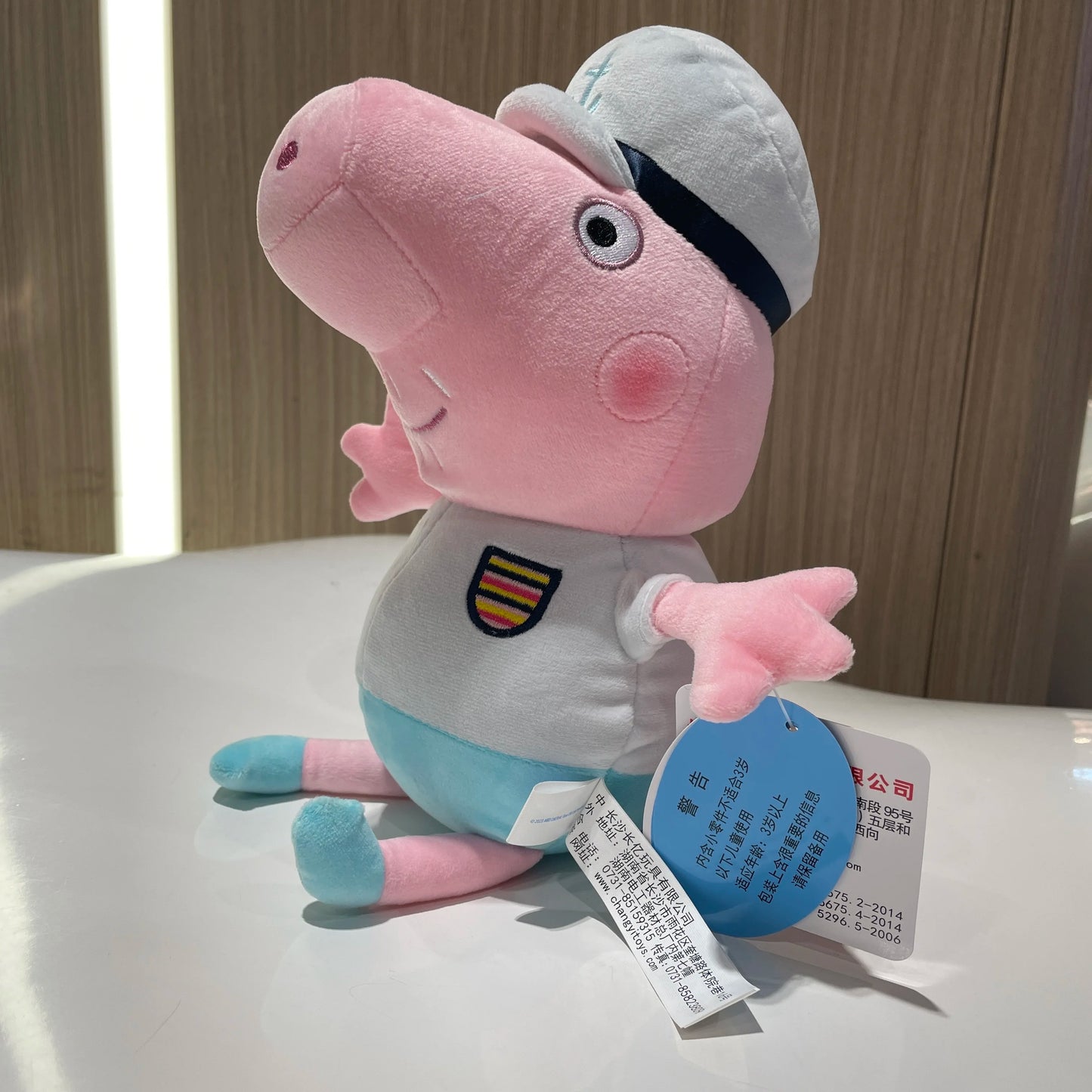 30CM Original Peppa Pig Page Pig Grandpa Pig Grandma Plush Toy Children Page Boy Girl Doll Peppa George Doll Birthday Gift