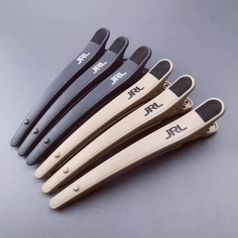 JRL Professional Hairdressing Duckbill Clip - 4 Inch Non-Slip Hair Sectioning Clips