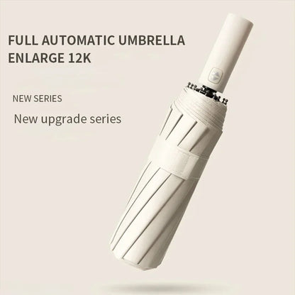 DIXSG 24 Bone Fully Automatic Double Bone Folding Umbrella For Sun UV Protection Rain Resistance And Strong Wind Resistance