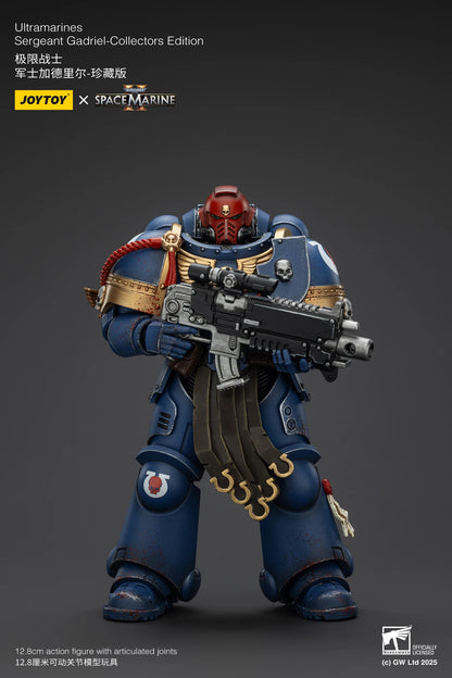JOYTOY 1/18 Actionfigur 40K Ultramarines Lieutenant Titus Sergeant Gadriel Brother Chairon – Sammleredition