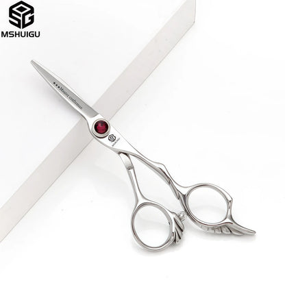 MSHUIGU professional barber Small size scissors 440C 5-5.5-6inch Multifunctional thinning shears Salon Tool Accessories