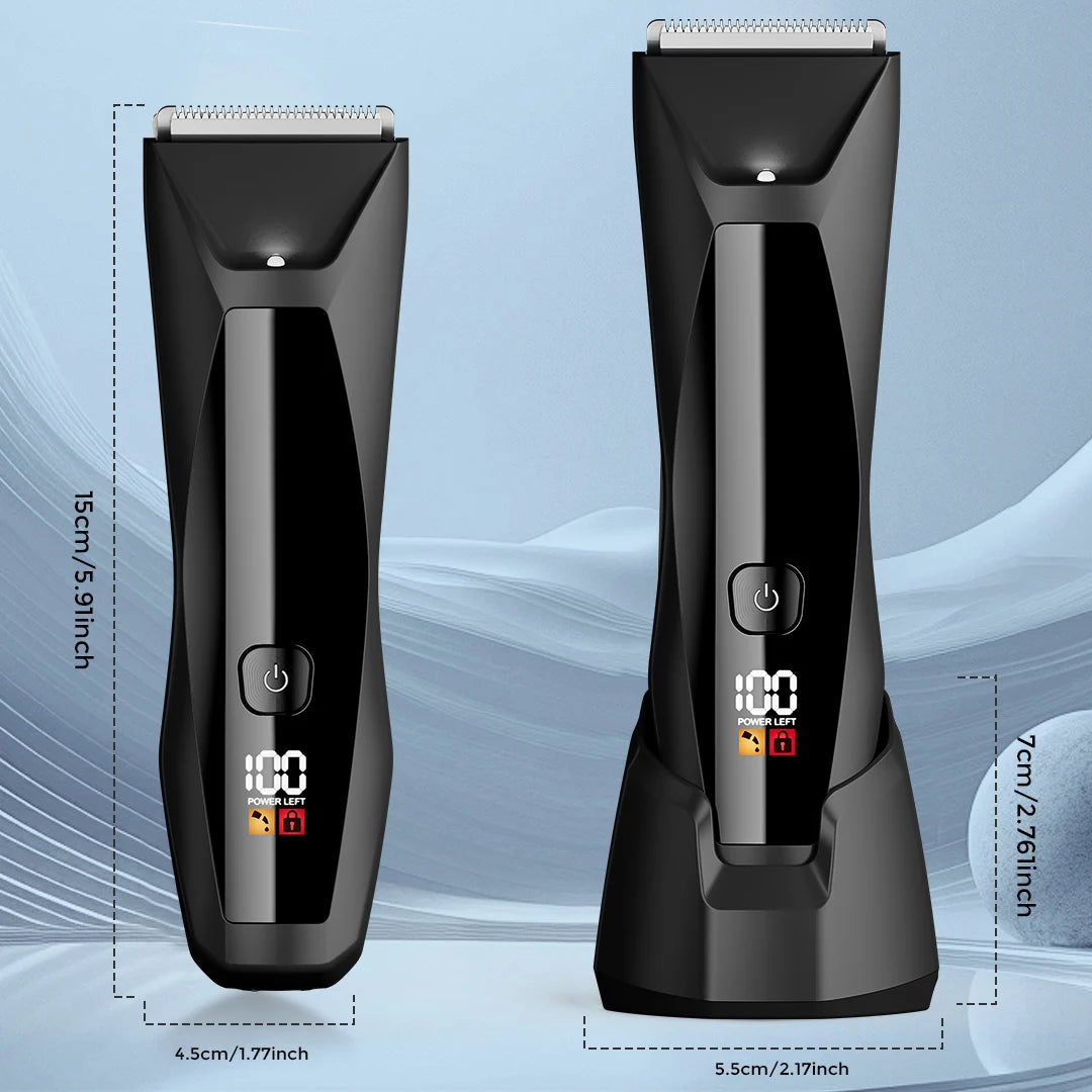 Sejoy Body Hair Trimmer Clipper for Men,Rechargeable Cordless Barber Clippers,Electric Hair Trimmer,Waterproof Beard Trimmer