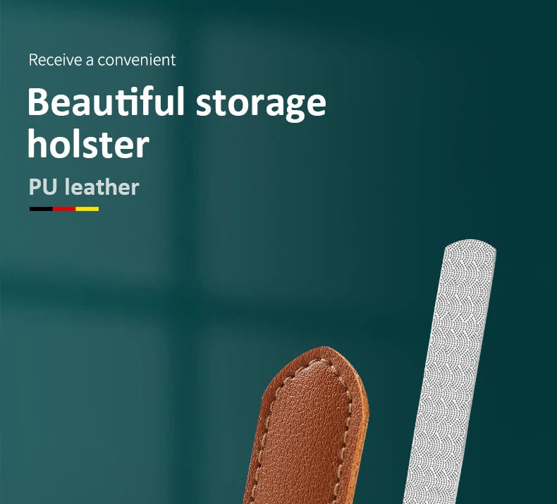 1Pcs Stainless Steel Nail Files High-Quality Double SidedManicure Pedicure Grooming For Professional Finger Toe Nail Care Tools