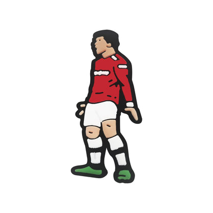 Football Star 1-18pcs/set of Cristiano Ronaldo Xmas Cartoon Shoes Charming Decorative Accessories Children's Favorite Gifts