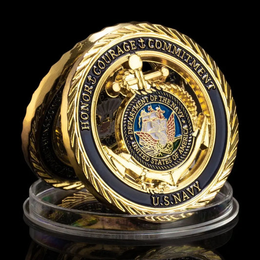 United States Navy Challenge Coin USN Commemorative Coins Department of Navy Souvenirs and Gifts