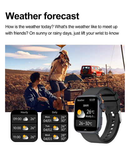 2025New NFC Smat Watch Women 1.85-inch Blood Pressure Heart Rate Bluetooth Call Female Health Smarwatches Ladies For Android IOS