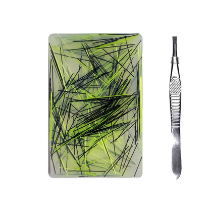 Skin Picking Fidget Toys Silicone Sensory Picky Pad with Tweezer Anxiety Stress Relief Hair Pulling Sensory Toys for Kids Adult