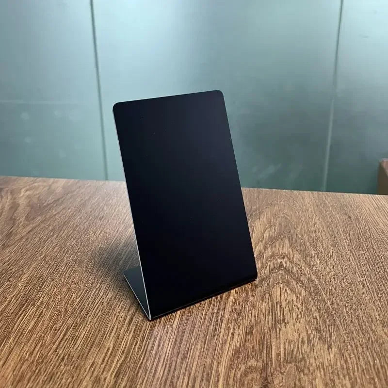 RFID NFC QR code Google Review stand display White Black Blank Pattern 13.56MHz NFC215 chip 504Bytes Patternless Social media