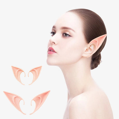 1-20pair Mysterious Angel Elf Ears Artificial Latex Ears for Halloween Decor Fairy Cosplay Costume Masquerade Accessories