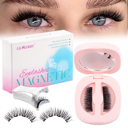 Magnetische Wimpern mit Applikator – Natürliche künstliche Wimpern, kein Kleber erforderlich