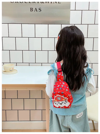 PAW Patrol New Kids Coin Wallet Cartoon Cute Boobs Bag 2025 Boys Girls Fashion Casual Crossbody Bag Gift