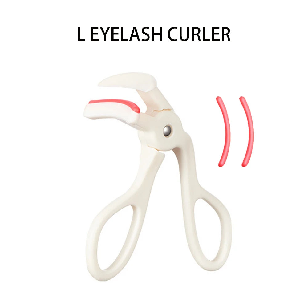 CALIYI Large Small Eyelash Curlers with Silicone Strips To Extend Curling Eyelashes and Make-up Tools For Big Eyes For Makeup