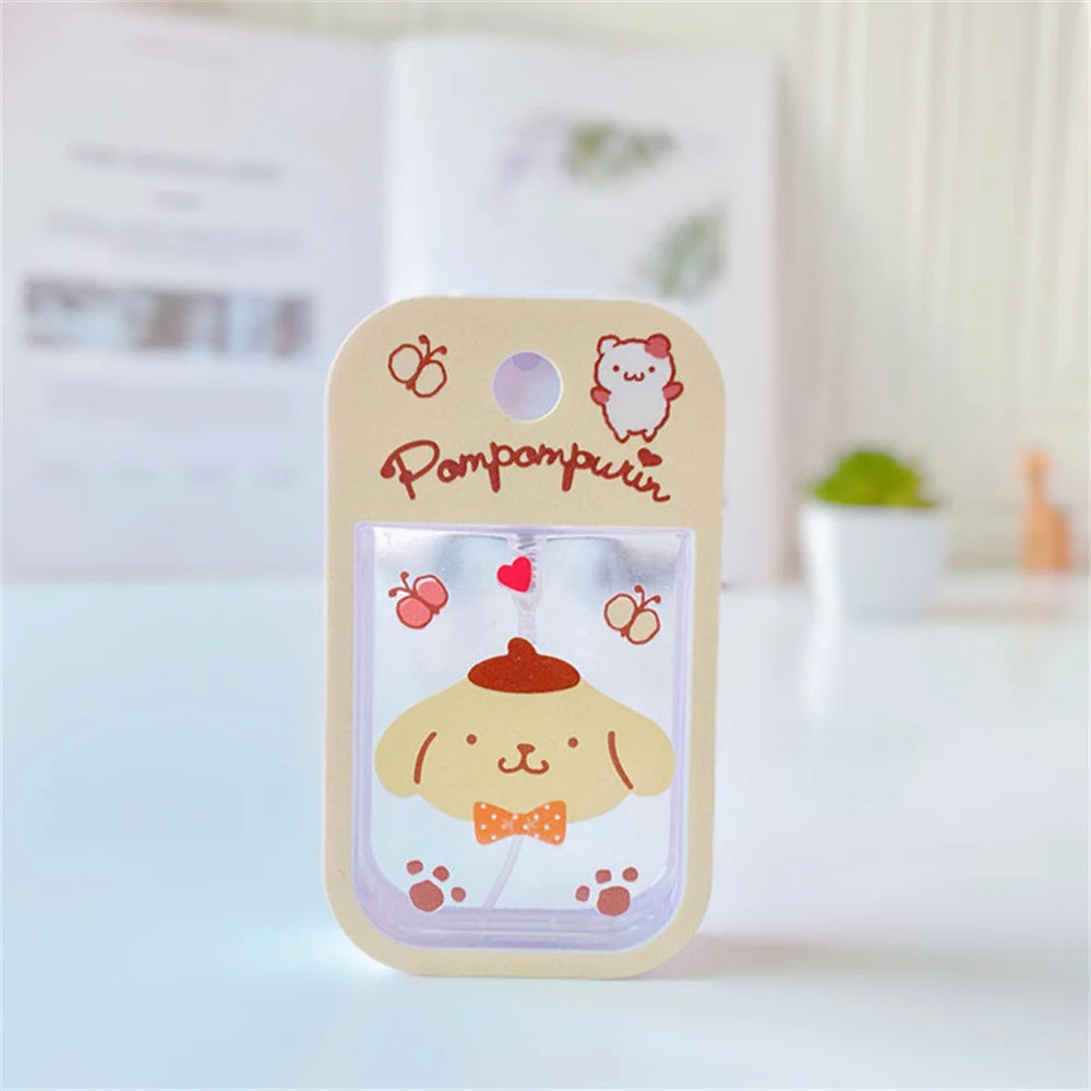 50ML Sanrio Filling Bottle Cute Hello Kitty Cinnamoroll Kuromi Perfume Alcohol Dispenser Refillable Containers Bottle Gifts
