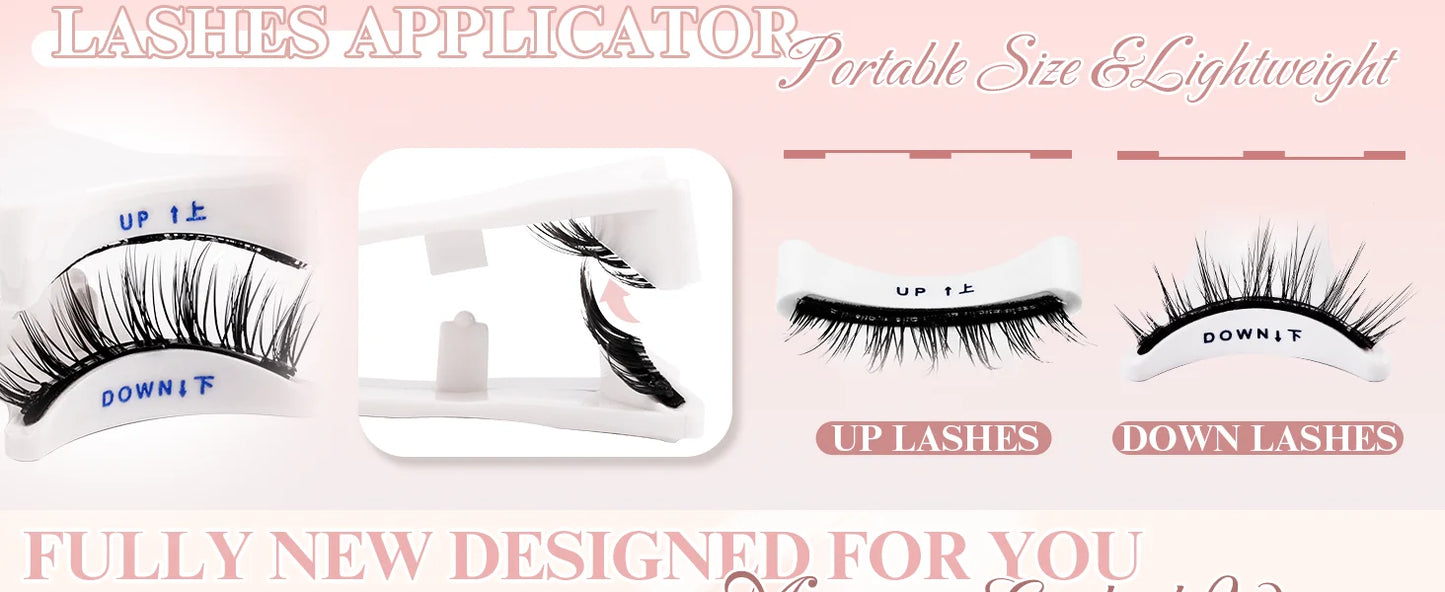 Magnetische Wimpern mit Applikator – Natürliche künstliche Wimpern, kein Kleber erforderlich