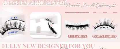Magnetische Wimpern mit Applikator – Natürliche künstliche Wimpern, kein Kleber erforderlich