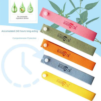 Bugslock Plant Essential Oil Bracelet Adult Children's Fragrance Anti-mosquito Hand And Foot Patch Mosquito Repellent Bracelet