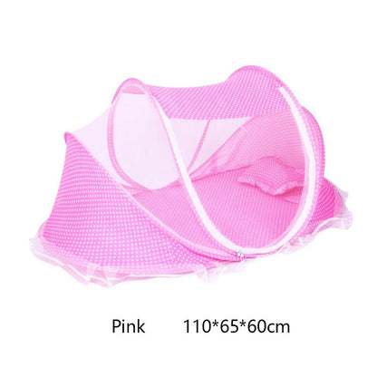 Baby Bed Mosquito Net Baby Bed Crib Folding Net Mosquito Net Mattress Pillow Suit Newborn Cradle Mesh Tent Net Baby Bedding