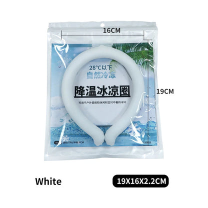 Summer Supplies To Prevent Heatstroke Cooling Artifacts Ice Neck Outdoor Sports Cooling Ring