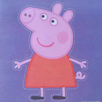 108pcs Peppa Pig Funny Paper Cuttings Origami Handmade Children's Colored Paper Kinder garten Learn Cartoon Baby Puzzle Toy Gift