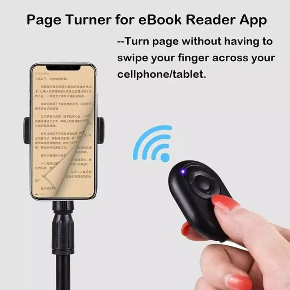 Mini Wireless Bluetooth-compatible Remote Shutter Controller Button Self-timer Camera Stick Shutter Phone Page Turning Release