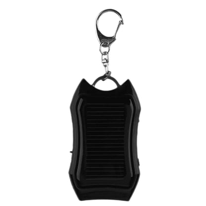 Keychain Power Bank USB External Solar 950mAH Cell Phone Backup Power Bank with 3 LED Light Charging Equipment for Hiking Travel