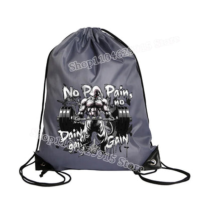 Dragon Ball Drawstring Bag Boys Goku Anime Figure String Pocket Swimming Pool Clothes Shoes Storage Waterproof Backpack Gifts