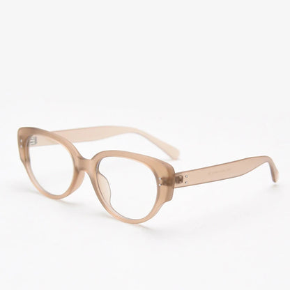 New Fashion Unisex Cat Eye Plain Glasses for Men Women Pc Frame Glasses for Party Eyeglasses Metal Studs Square Frame Eyewear