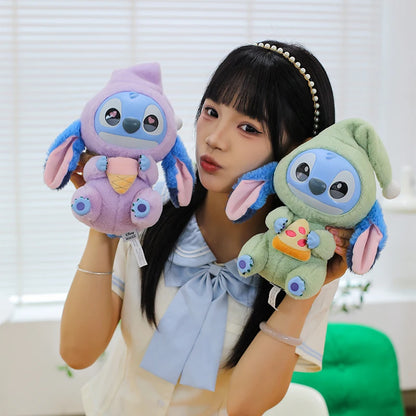 New Stitch Eat Some Thing Before Sleep Series Vinyl Blind Box Bag plush Pendant Cute Doll Mystery Box Toy Adult Birthday Gift
