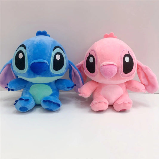 20cm Stitch Plush Toy - Kawaii Anime Stuffed Animal Doll for Kids & Couples