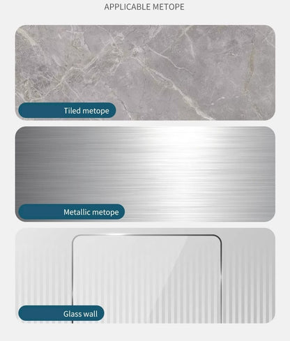 Saugnapfhalterung, Silikon-Duschkopfhalter, wiederverwendbar, abnehmbar, Wandregal mit fester Basis für Badezimmeraccessoires