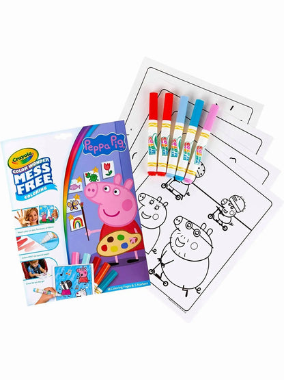 Crayola Peppa Pig Wonder Mess Free Coloring Set Book, Gift For kids