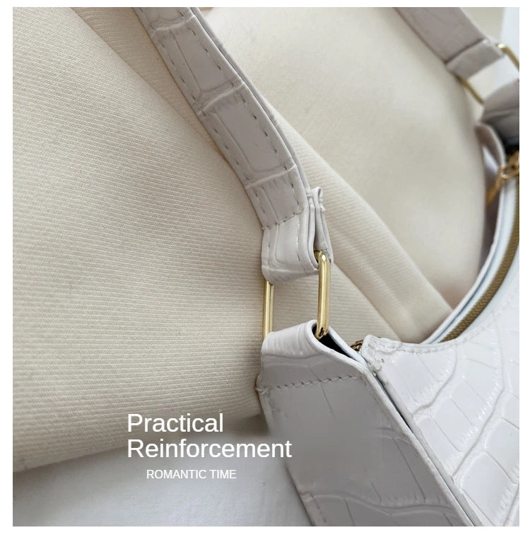 Fashion Exquisite Shopping Bag Retro Casual Women Totes Shoulder Bags Female Leather Solid Color Chain Handbag for Women 2023