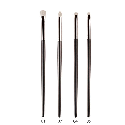 1pc White Pony Hair Eyeshadow Makeup brushes Small Smudge Precision Crease Detail Bevel Eye Shadow Make up brush Liner Lip