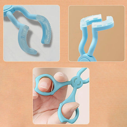 Soft Lens Applicator Tool Soft Eye Lens Holder With Integrated Soft Silicone Strip Portable Beginner Eyelid Opener Solution