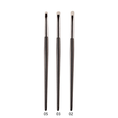 1pc White Pony Hair Eyeshadow Makeup brushes Small Smudge Precision Crease Detail Bevel Eye Shadow Make up brush Liner Lip
