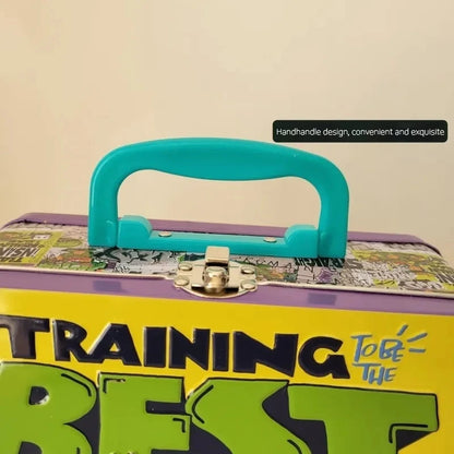 New TMNT Puzzle 24 Pieces Cartoon Animation Puzzle Children'S Puzzle Flat Paper Baby Birthday Gift Exquisite Iron Box Packaging