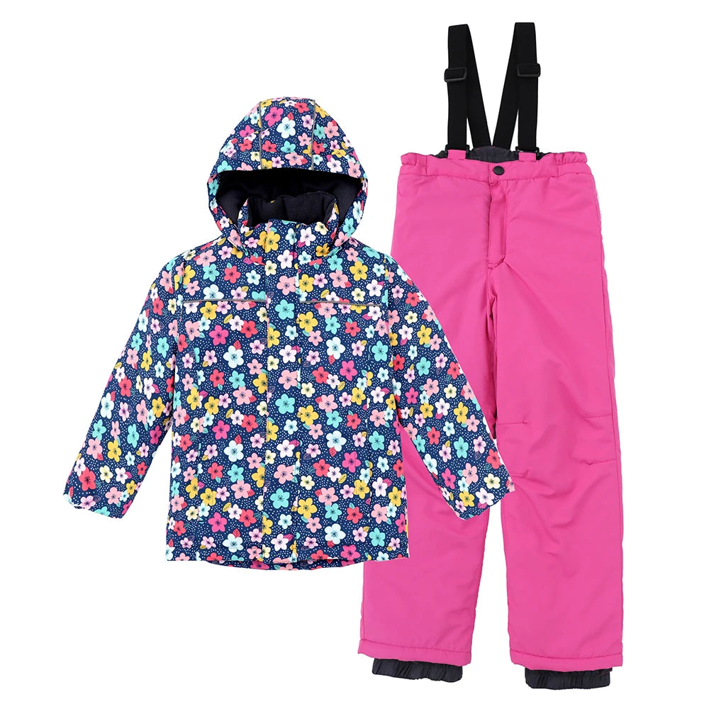 Kids Ski Suit Waterproof Snowboard Jacket & Pants Set - Boys Girls Winter Snow Gear 3-12 Years