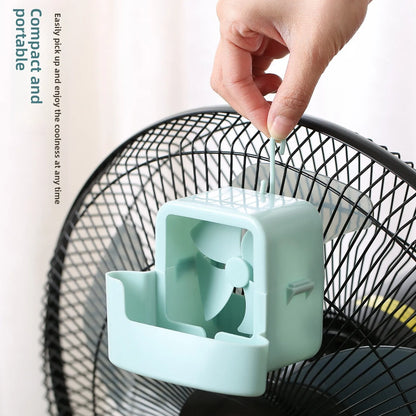 Summer Cooling Artifact Electric Fan Cooling Household Floor Fan Desktop Fan Clip-on Ice Cube
