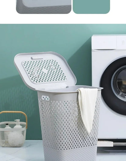 Multi-functional Plastic Household Dirty Laundry Baskets Bathroom Clothes Storage Bucket Living Room Children Toy Basket