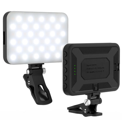 LED Selfie Light,60 LED Beads 2500mAh Rechargeable CRI 97+, 7 Light Modes,Portable Clip on Light for Phone Tablet Laptop TikTok