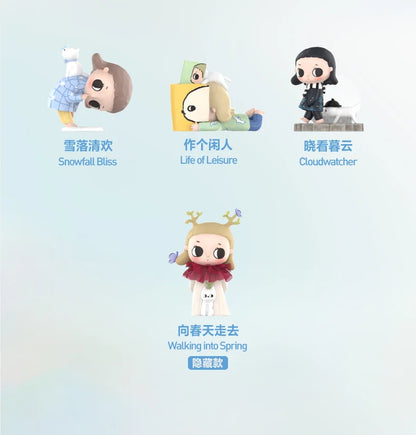 Pop Mart Nyota I Am The Seasons Series Blind Box Guess Bag Mystery Box Toys Doll Cute Anime Figure Desktop Ornaments Gift