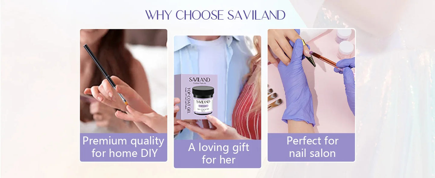 Saviland 100g Builder Nail Gel White Nude Pink Nail Extension Gel Multifunctional Nails Art Gel Polish Soak Off UV for Salon DIY