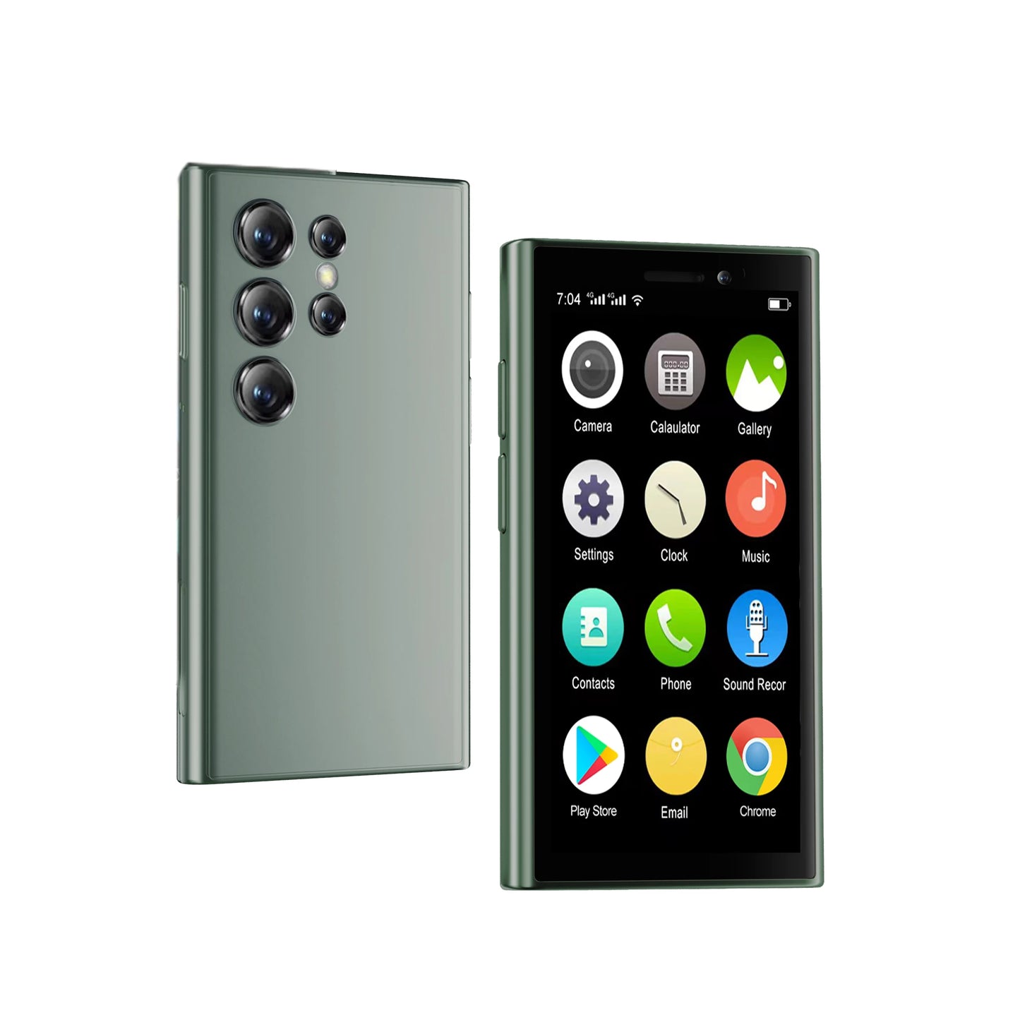 SERVO S26 Mini Android Smartphone 3G WCDMA Dual Camera 16GB ROM Play Store WhatsAPP WiFi Hotspot 2SIM Card Small Smart Cellphone