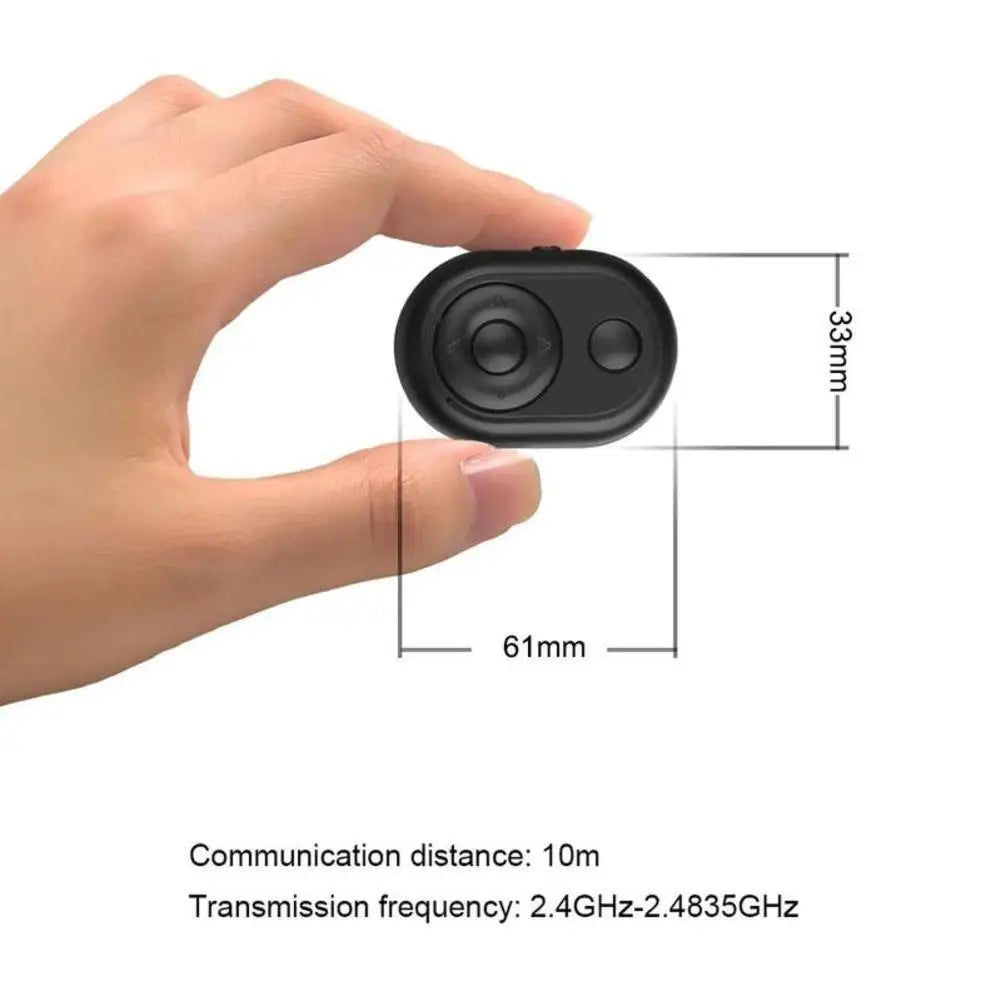 Mini Wireless Bluetooth-compatible Remote Shutter Controller Button Self-timer Camera Stick Shutter Phone Page Turning Release