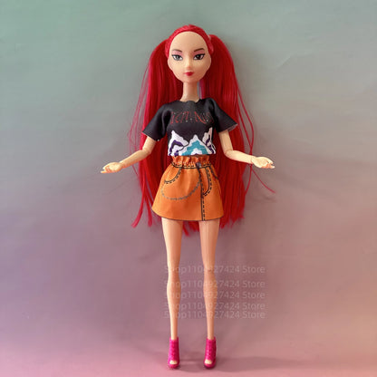 2025 NEW Kpop Demon Hunters Action Figure Vinyl Doll Toy Kawaii Huntrix Anime Figures Rumi Mira Zoey For Children Christmas Gift