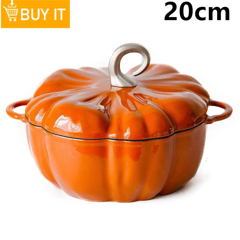 23cm Enameled Cast Iron Dutch Oven 2 Quart Heavy Soup Pot Casserole Dish For Bread Baking And Stew Kitchen Nonstick Braised Pot