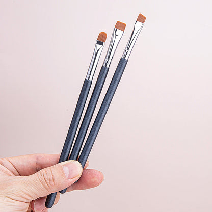 212 Flat Eyebrow Brush Ultrathin Eyebrow Makeup Brushes Flat Eyeliner Brush Thin Eye Liner Brow Contour Beauty Brush Tool
