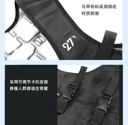 Cooling vest summer cold air conditioner suit high temperature work physical cooling