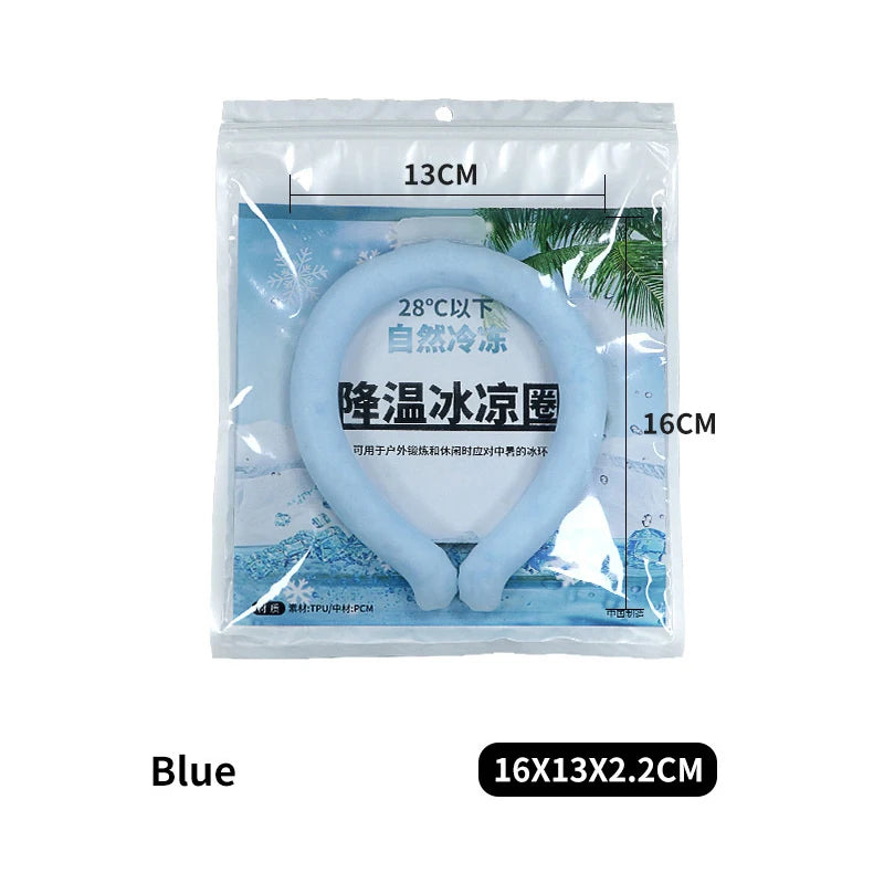 Summer Supplies To Prevent Heatstroke Cooling Artifacts Ice Neck Outdoor Sports Cooling Ring