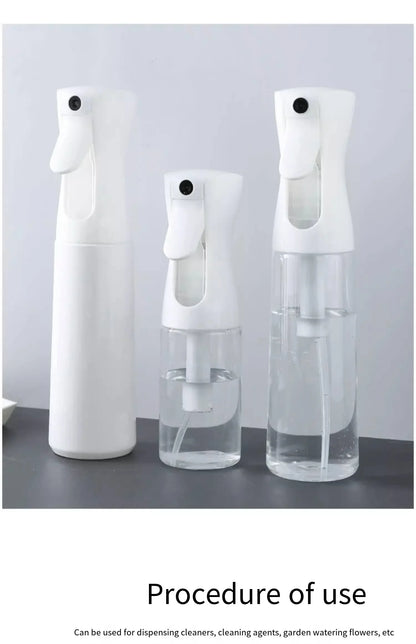 Spray bottle continuous high pressure water refill dilution fine mist atomizing spray bottle pressed refill water bottle size op